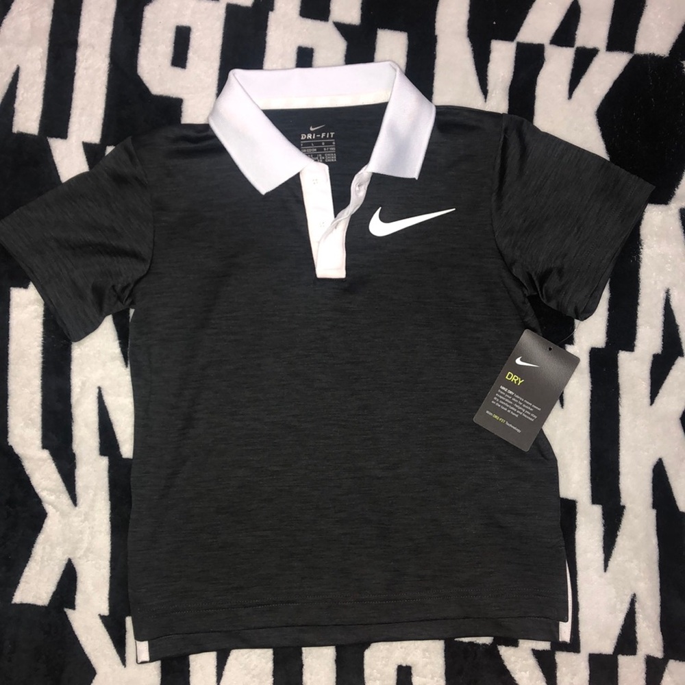 Nike collared shirt.